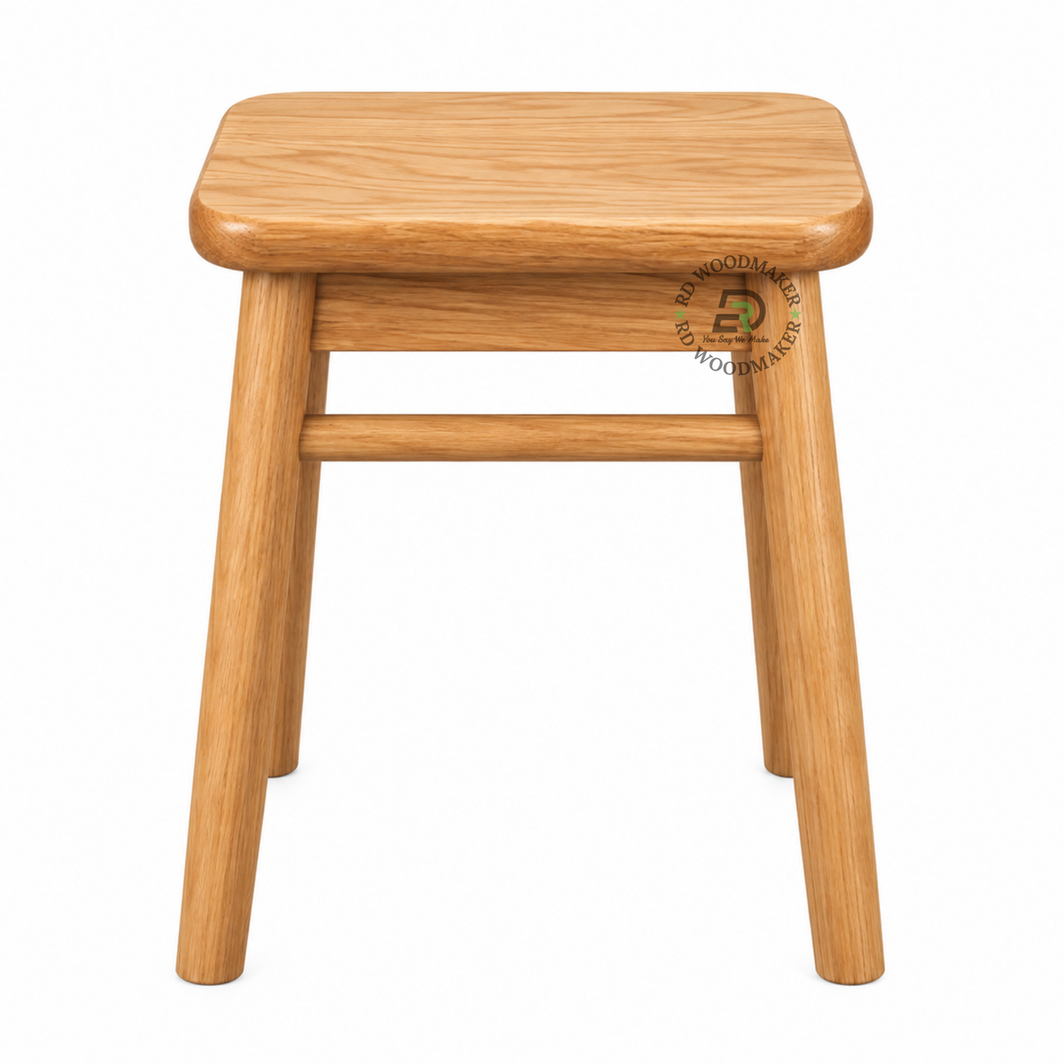 AVELIN RECTANGULAR SOLID WOOD LOW STOOL