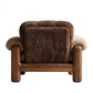 MILO PLUSH SOLID WOOD SINGLE SOFA CHAIR