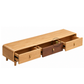 ALORA ROUNDED THREE-DRAWER SOLID WOOD TV UNIT