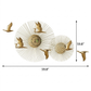 SERENITY GOLDEN CRANE SUNBURST WALL ART