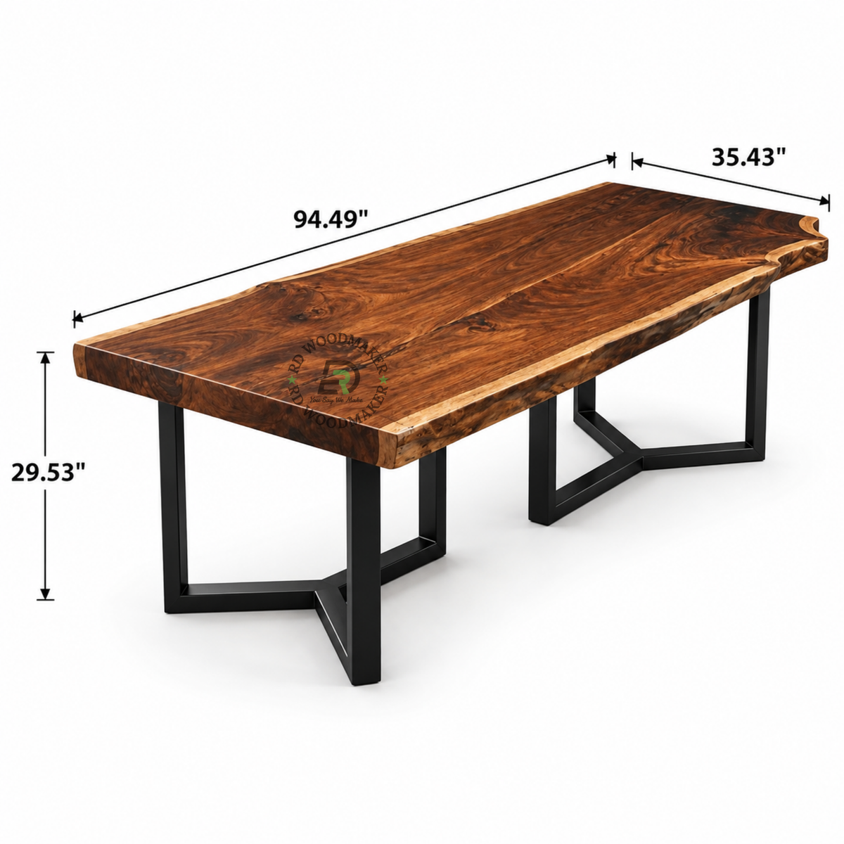 RIVEN LIVE EDGE DINING TABLE