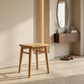 AVELIN RECTANGULAR SOLID WOOD LOW STOOL