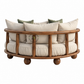 SEREN ROUND LOUNGE SINGLE SOFA CHAIR