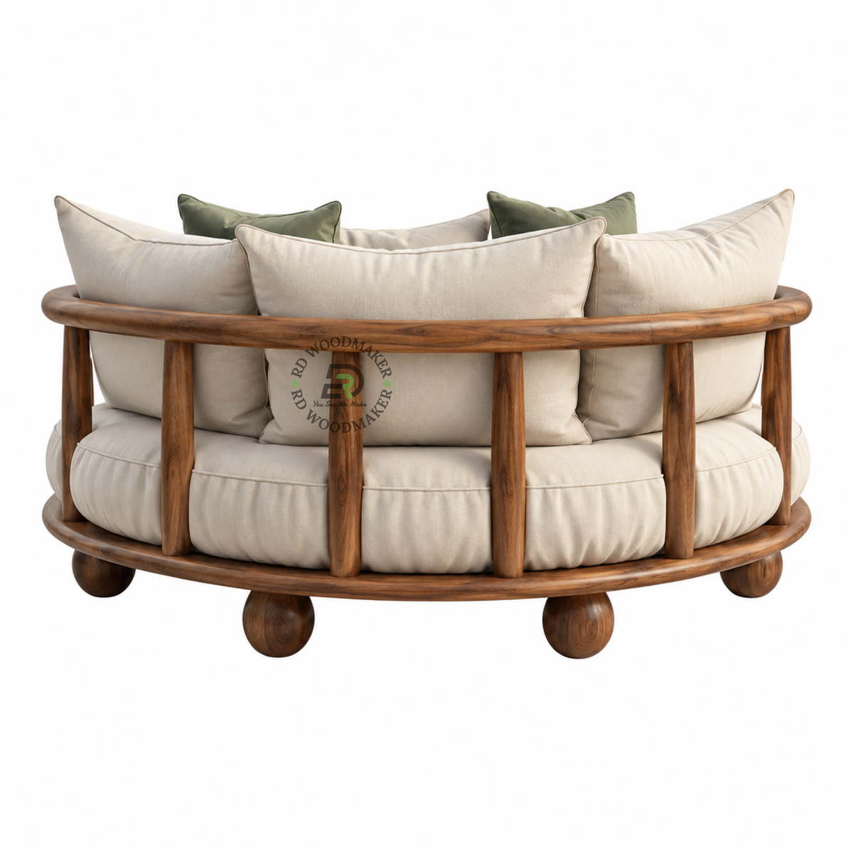 SEREN ROUND LOUNGE SINGLE SOFA CHAIR