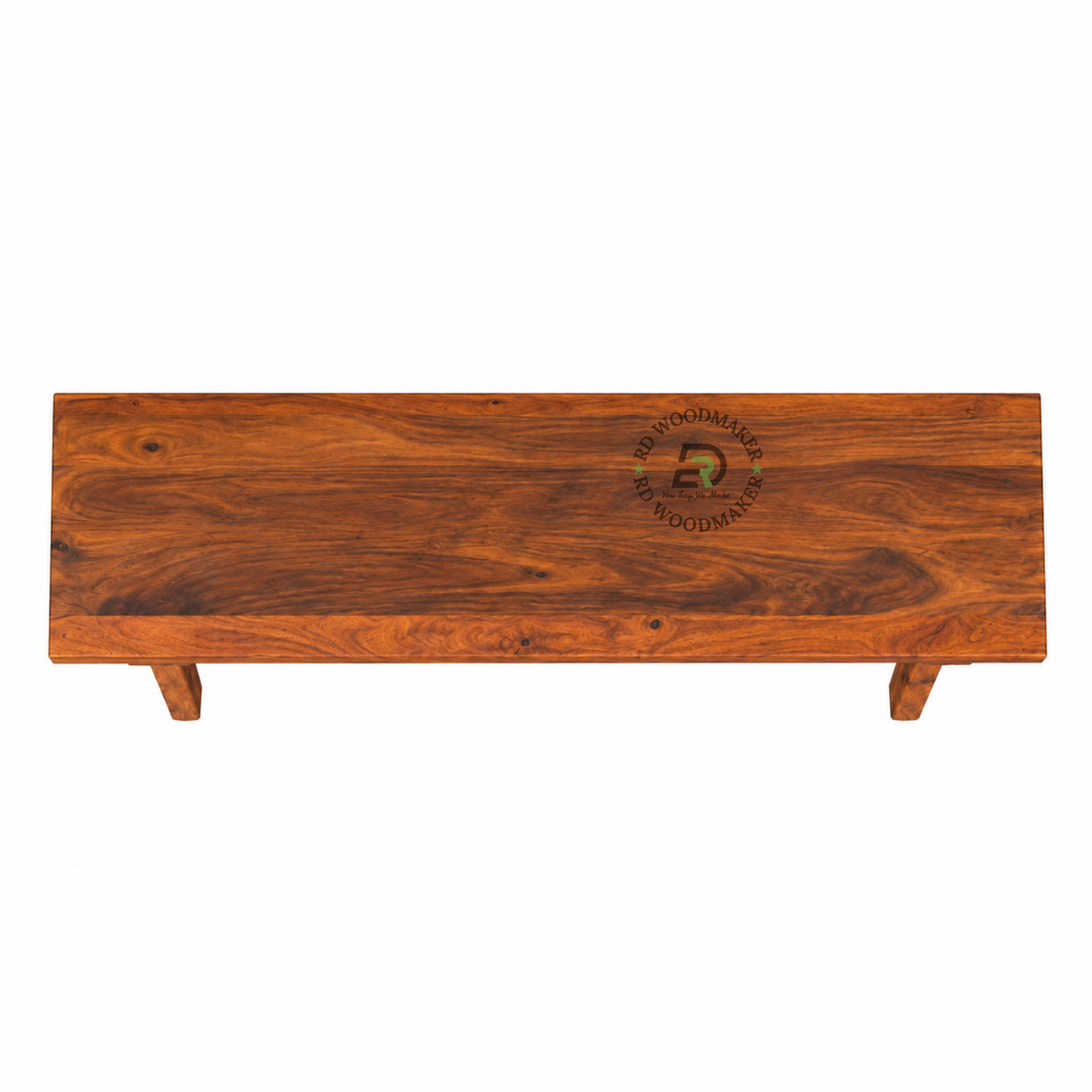 RUSTEN X-FRAME SOLID WOOD DINING BENCH
