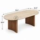 LUMERA OVAL DINING TABLE