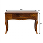 CLASSIC WOODEN CONSOLE TABLE WITH DRAWER & CABRIOLE LEGS