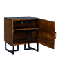 MODERN HANDCARVED SOLID WOOD BEDSIDE TABLE