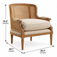 ELYSIA CANE SINGLE SOFA CHAIR