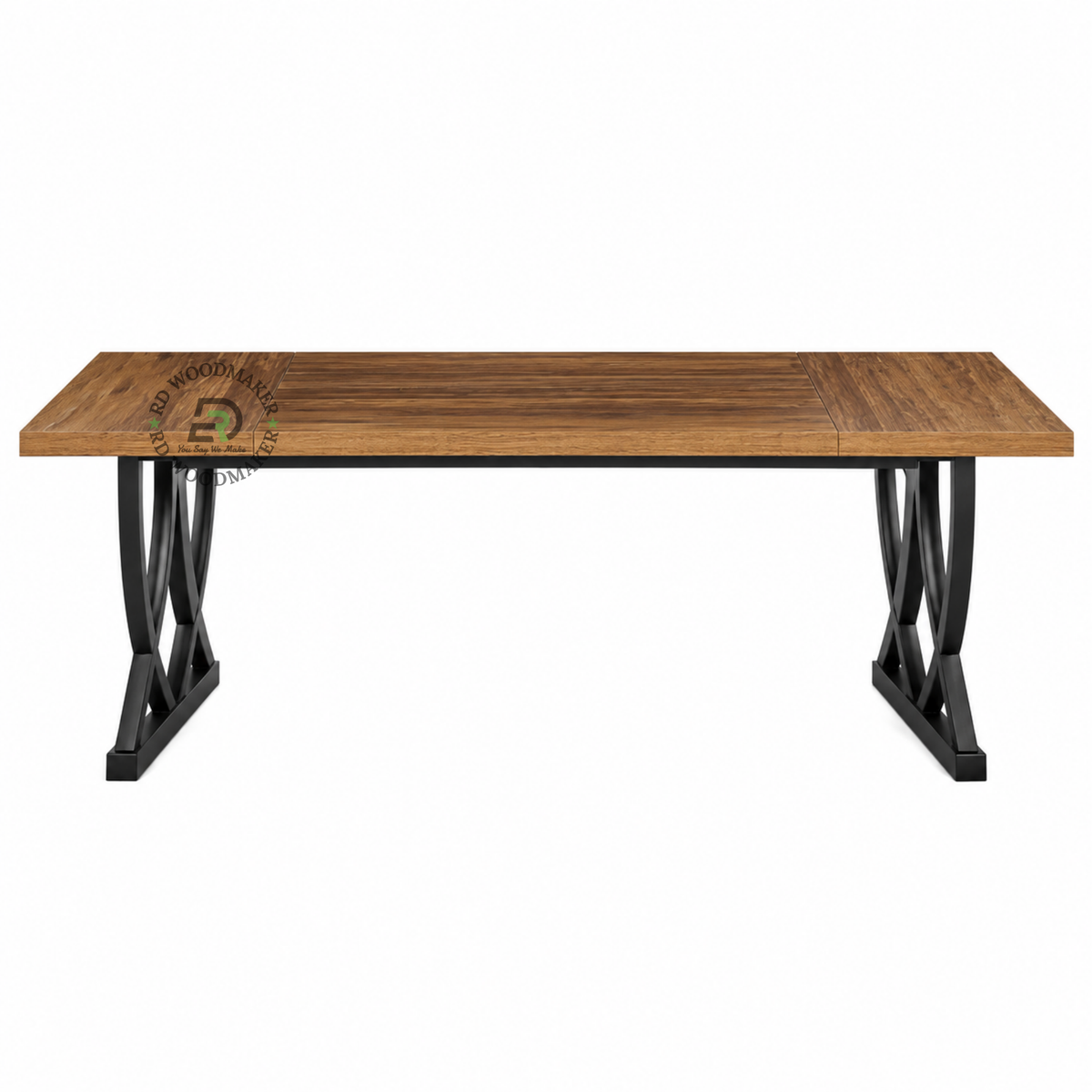 ORION INDUSTRIAL SOLID WOOD DINING TABLE