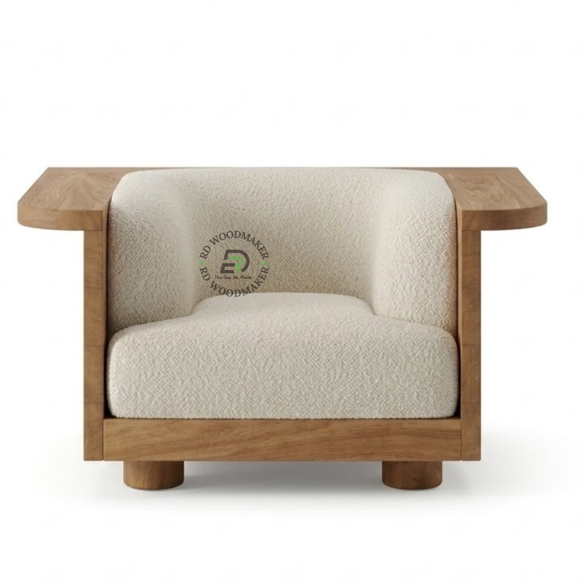 KORA SOLID WOOD SINGLE SOFA CHAIR