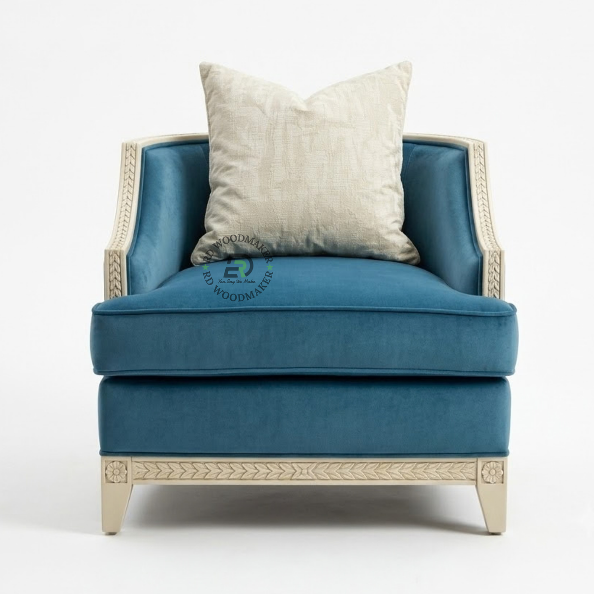CELESTE CLASSIC BLUE SINGLE SOFA CHAIR