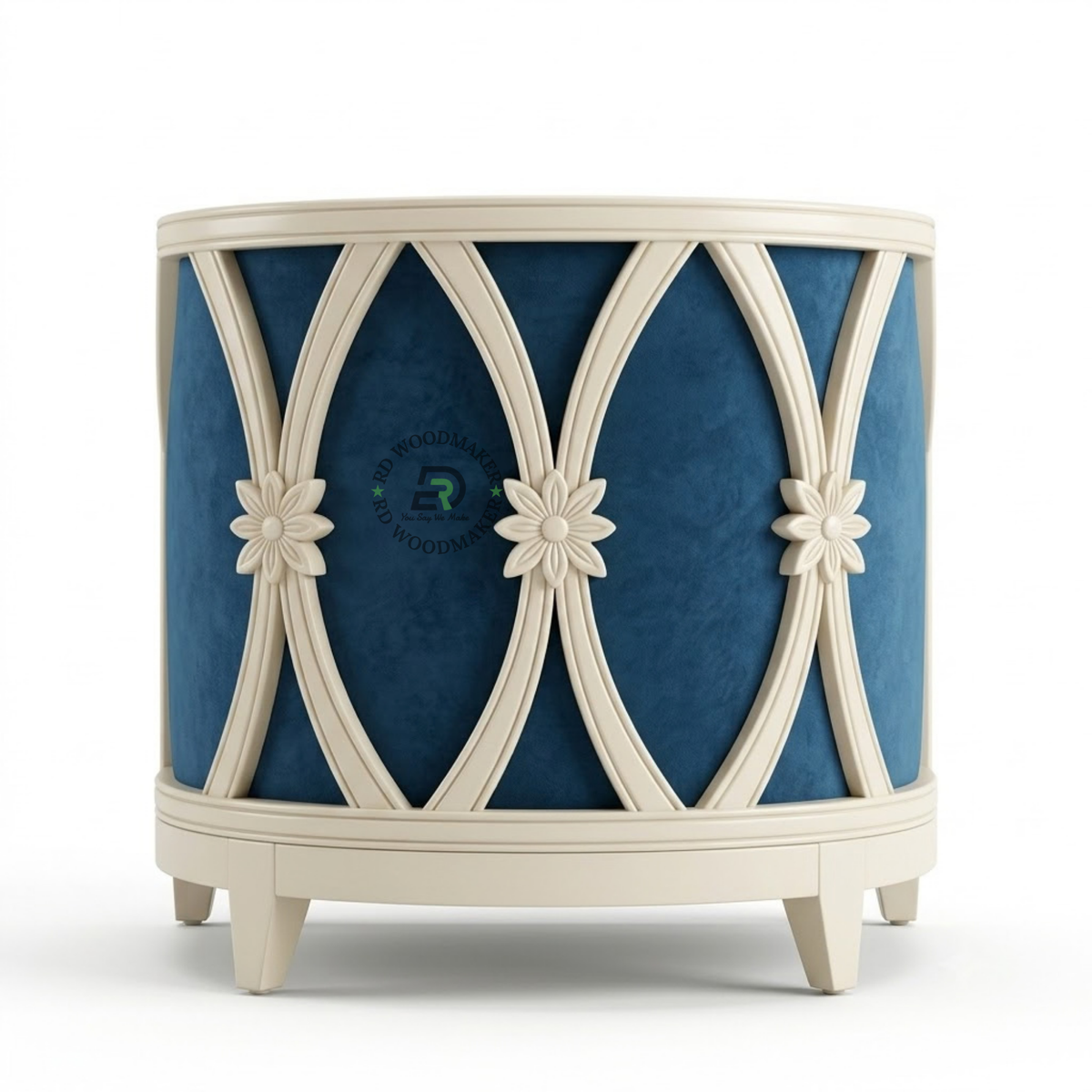 CELESTE CLASSIC BLUE SINGLE SOFA CHAIR