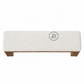 RIVA REEDED WOOD STORAGE BENCH WITH BOUCLÉ SEAT