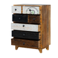 MULTI-DRAWER HANDCRAFTED SOLID WOOD STORAGE CABINET