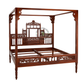 ROYAL HANDCARVED FOUR-POSTER WOODEN CANOPY BED