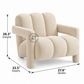 VELORA CHANNELLED SINGLE SOFA CHAIR