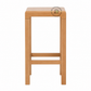 NOVA SQUARE SOLID WOOD COUNTER STOOL