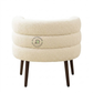 MIRA BOUCLÉ CURVED SINGLE SOFA CHAIR