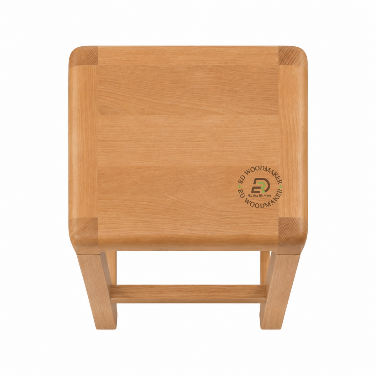 NOVA SQUARE SOLID WOOD COUNTER STOOL