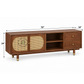 ARCEN ARCH CANE SOLID WOOD TV UNIT