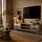 SCANDINAVIAN SOLID WOOD FOUR DRAWER SIDEBOARD