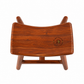 KAIRO CURVED SOLID WOOD SADDLE BAR STOOL