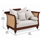 ARVIA CANE LOUNGE SINGLE SOFA CHAIR