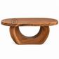 AURA SCULPTURAL SOLID WOOD TABLE