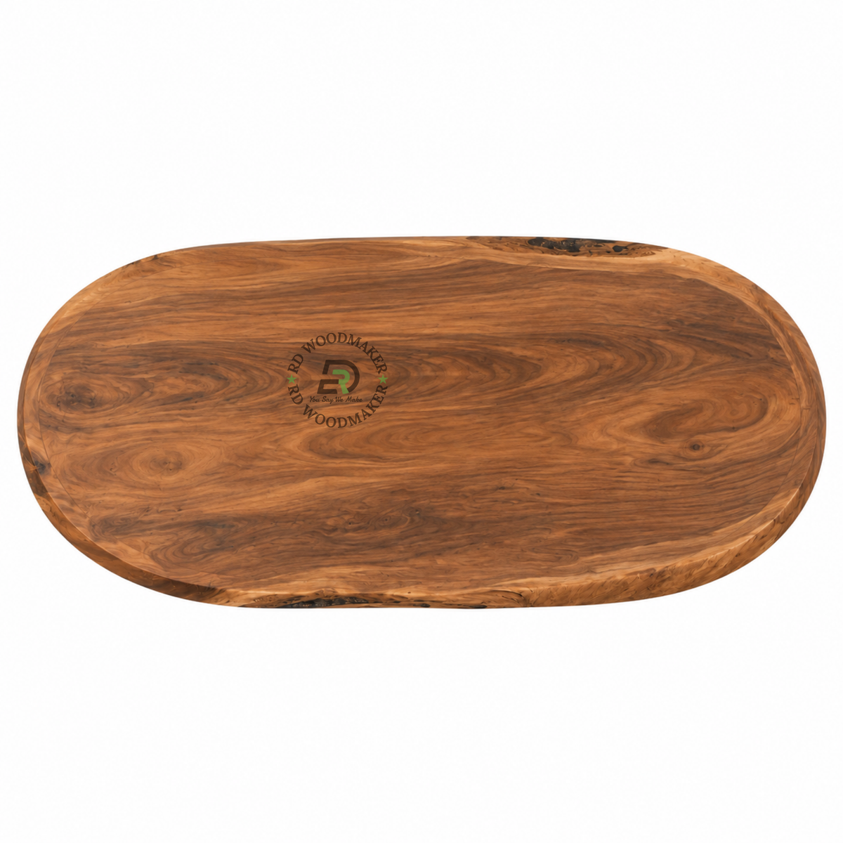 AURA SCULPTURAL SOLID WOOD TABLE