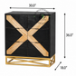 MODERN SIX-DOOR SOLID WOOD STORAGE CABINET