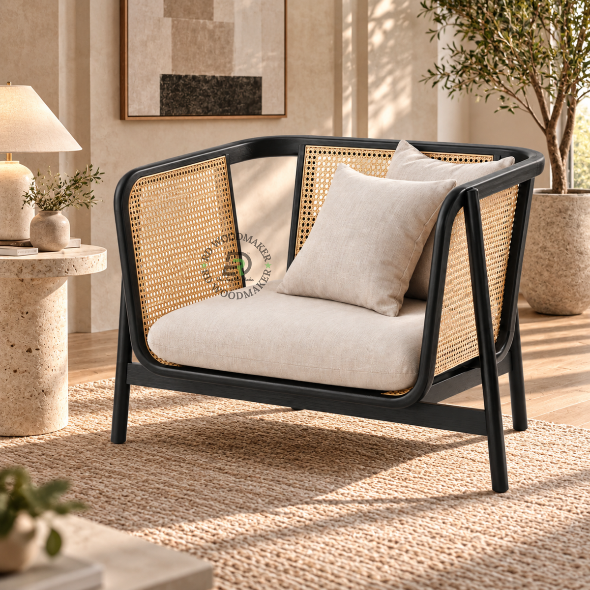 NOX CANE FRAME SINGLE SOFA CHAIR