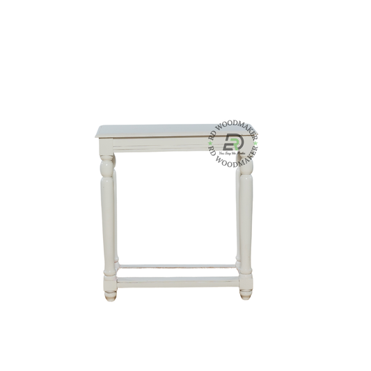 FARMHOUSE SOLID WOOD CONSOLE TABLE WITH CANE SHELF