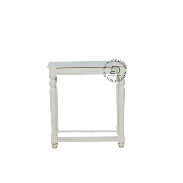 FARMHOUSE SOLID WOOD CONSOLE TABLE WITH CANE SHELF
