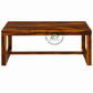 SOLID WOOD RECTANGULAR DINING TABLE WITH OPEN FRAME BASE