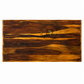 SOLID WOOD RECTANGULAR DINING TABLE WITH OPEN FRAME BASE