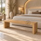 LYRA EXTRA-LONG MINIMAL SOLID WOOD BENCH