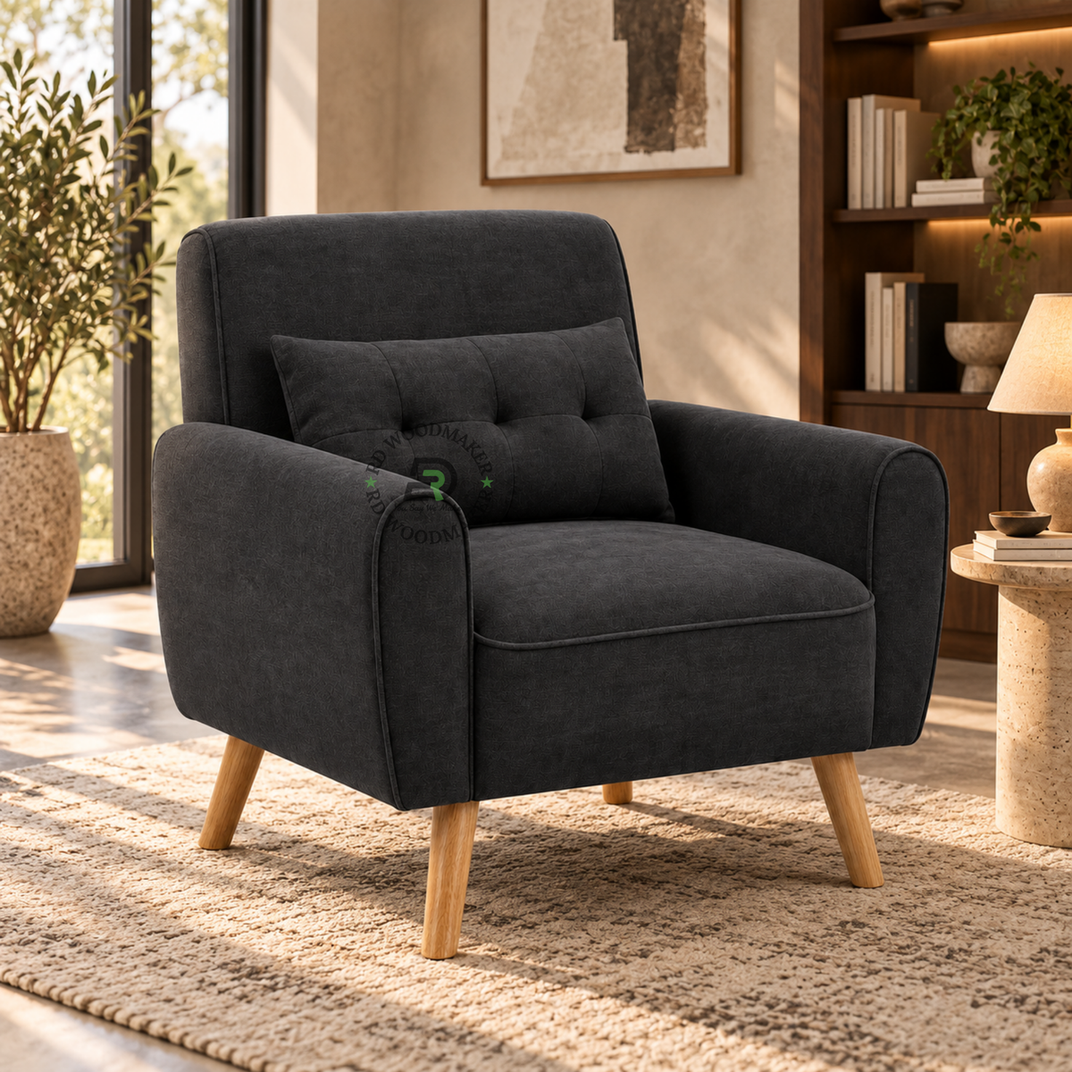 NOIR LOUNGE SINGLE SOFA CHAIR