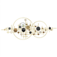 ASTRA GEOMETRIC GOLD METAL WALL DECOR
