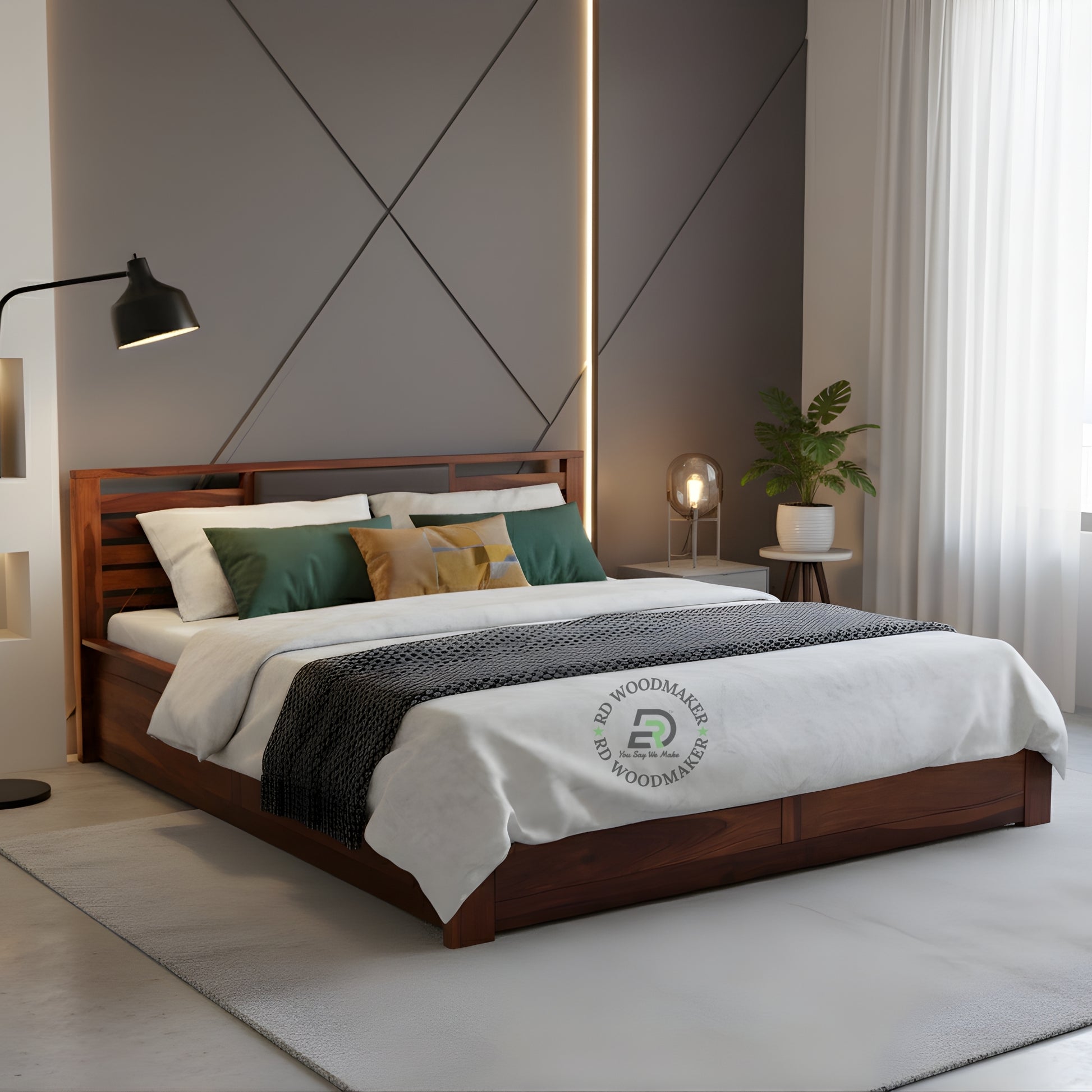 LUXORA PANEL STORAGE BED