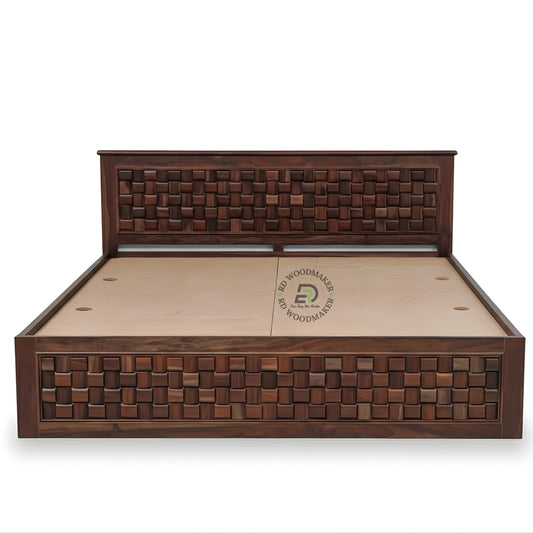 CUBIX WEAVE STORAGE BED