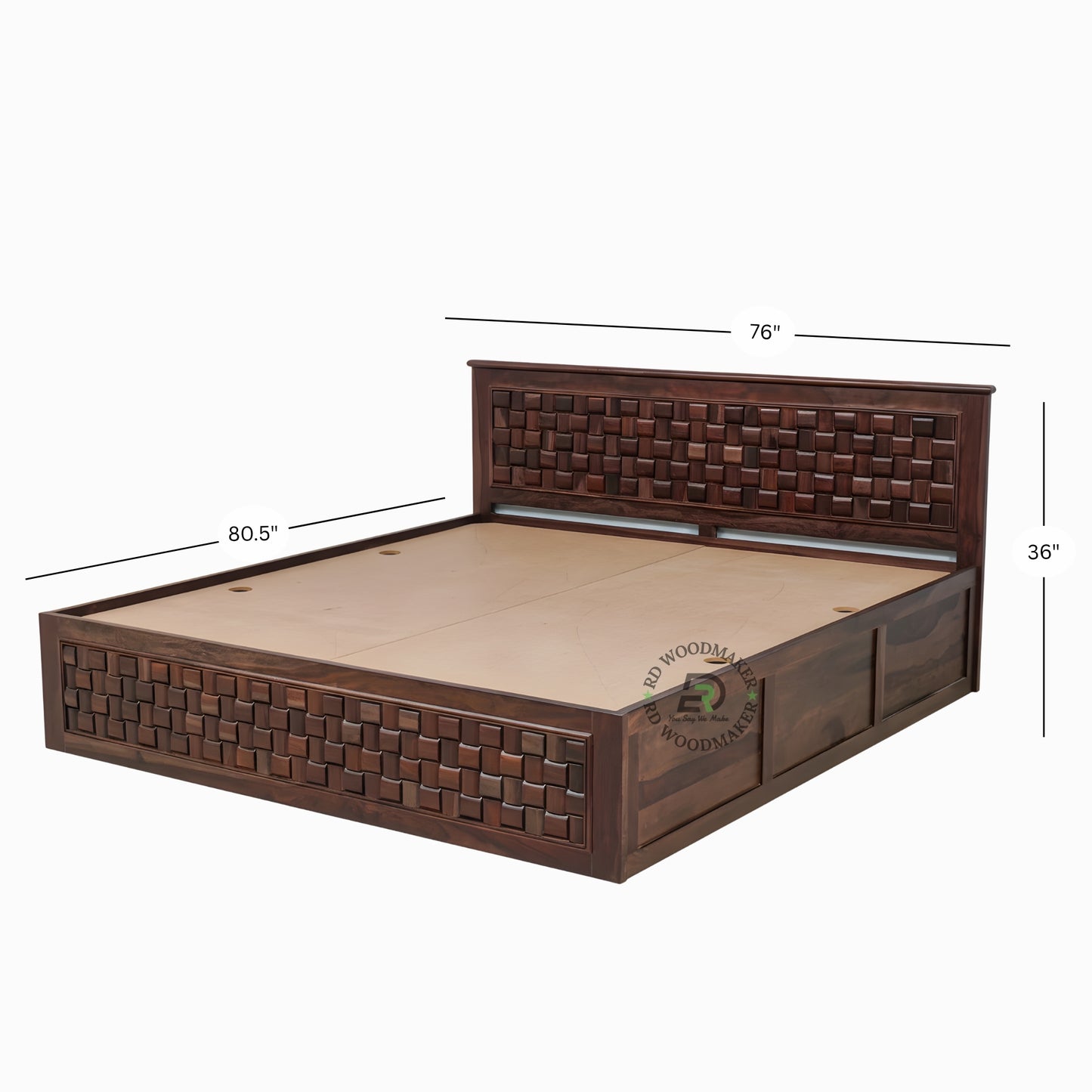 CUBIX WEAVE STORAGE BED