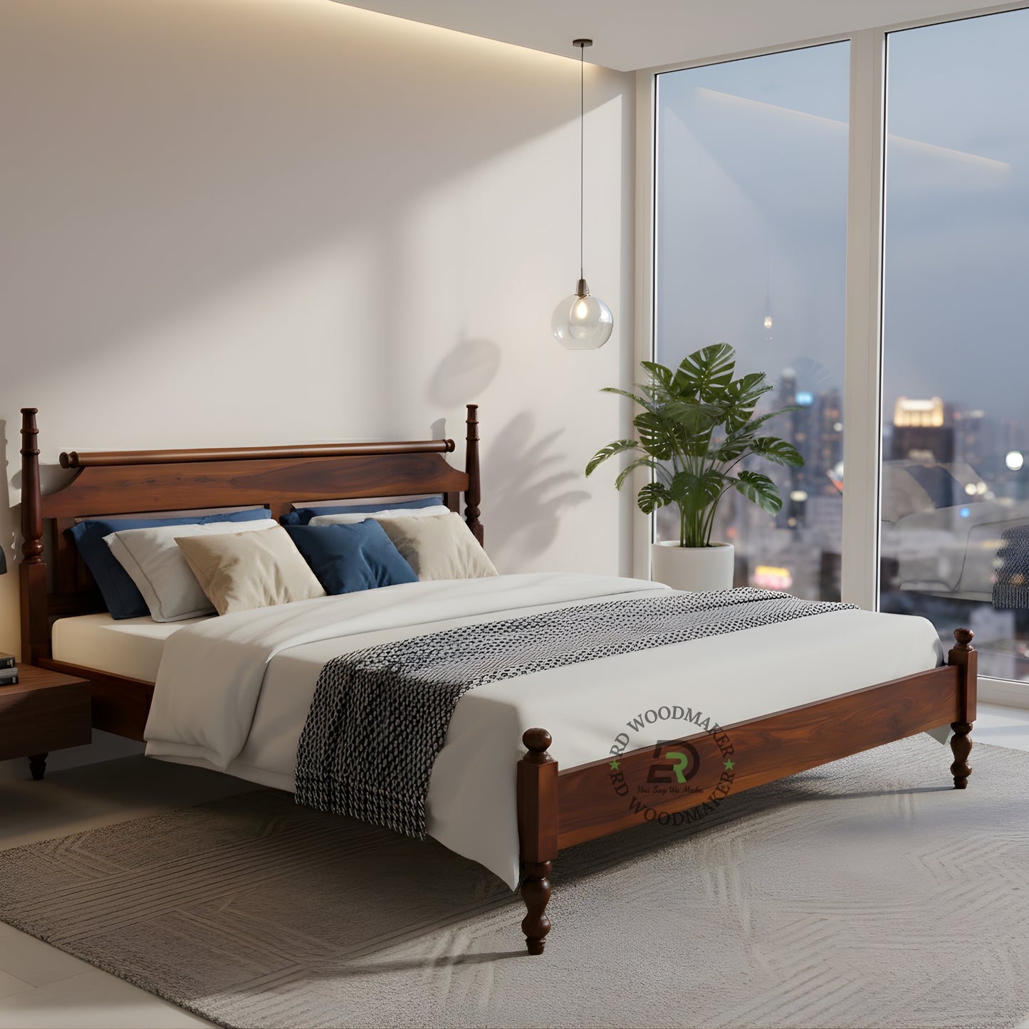 ROYAL HERITAGE WOODEN BED