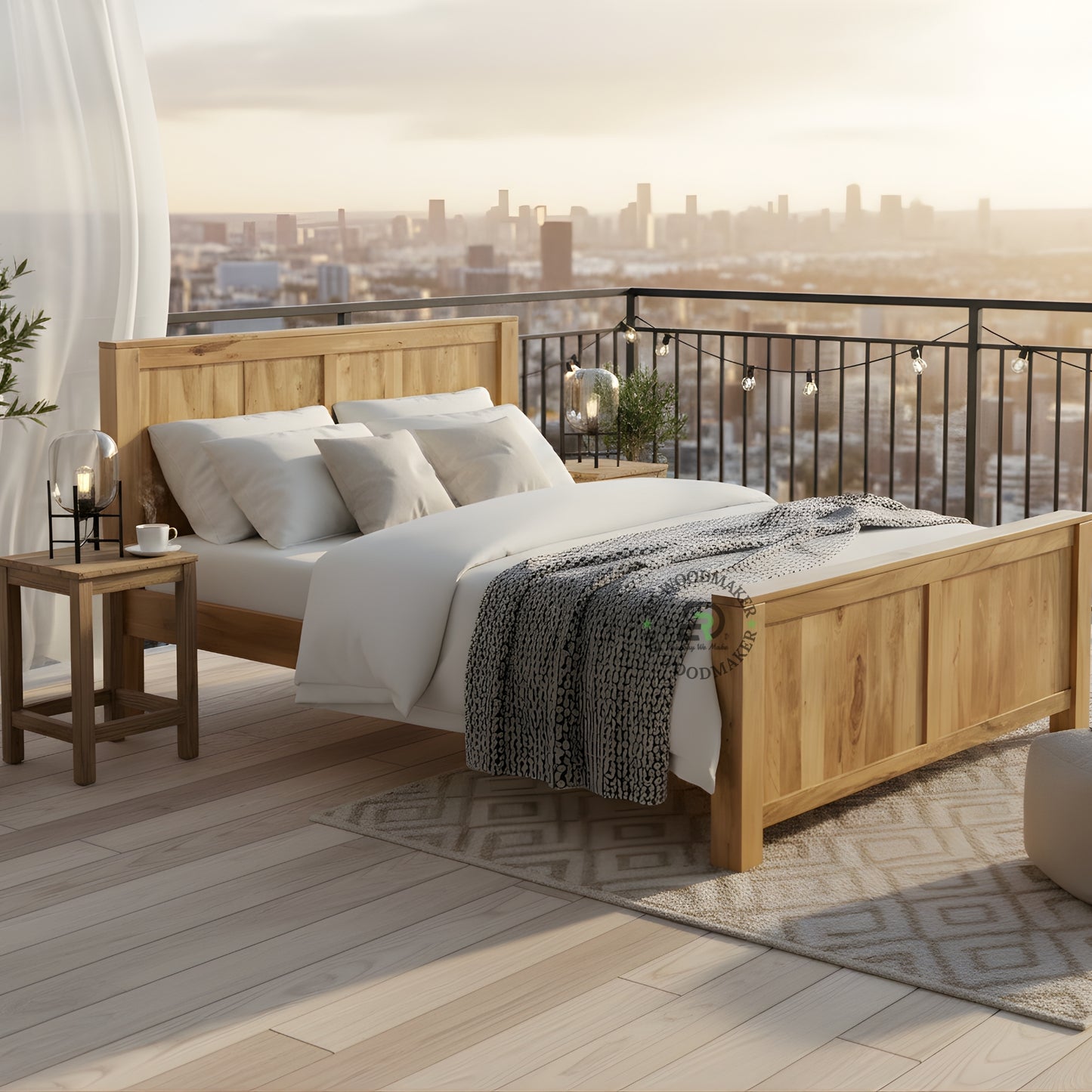 CLASSIC FRAME SOLID WOOD BED