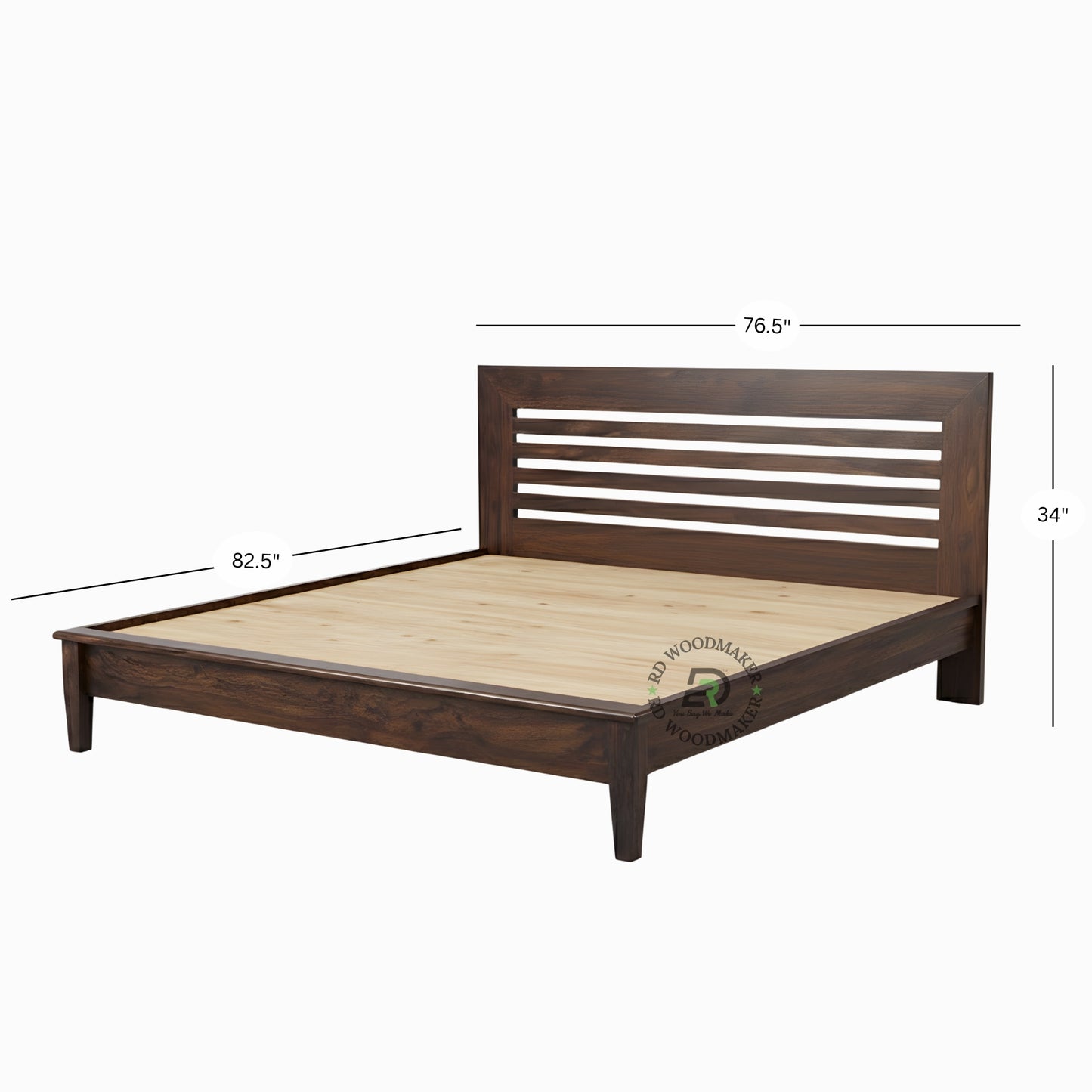 STRATA SLAT MODERN WOODEN BED