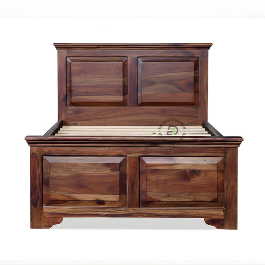 HERITAGE PANEL SOLID WOOD BED