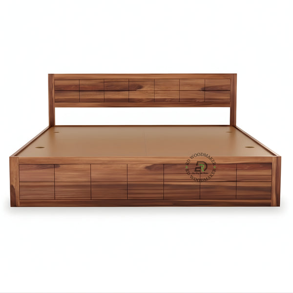 GRIDLINE STORAGE WOODEN BED