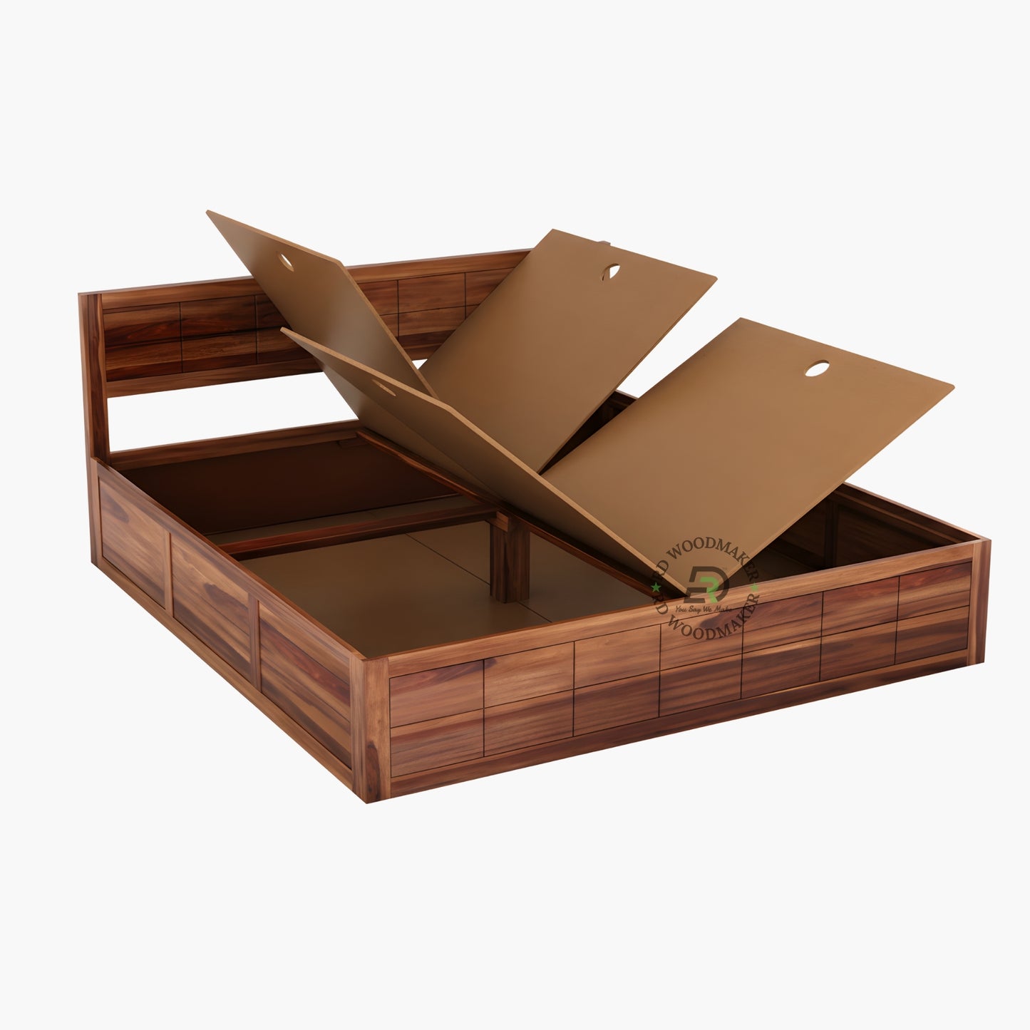 GRIDLINE STORAGE WOODEN BED