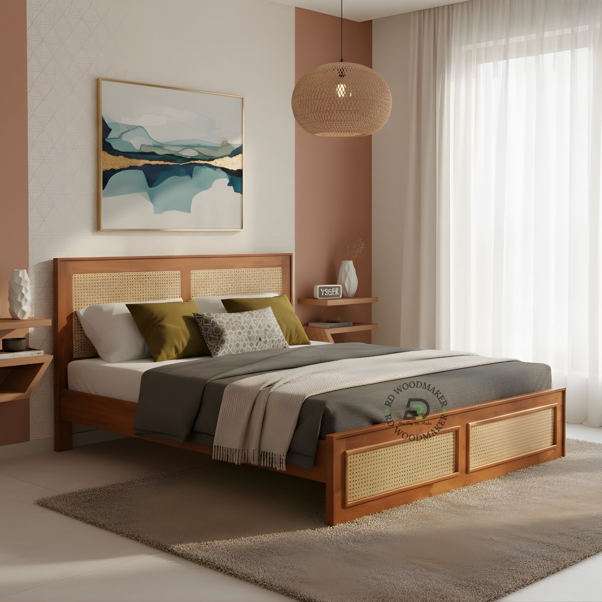 CANEWOOD HERITAGE STORAGE BED