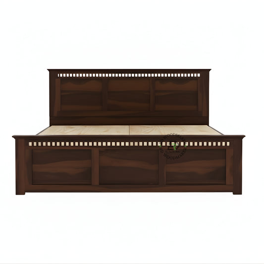 ROYAL GRID STORAGE WOODEN BED